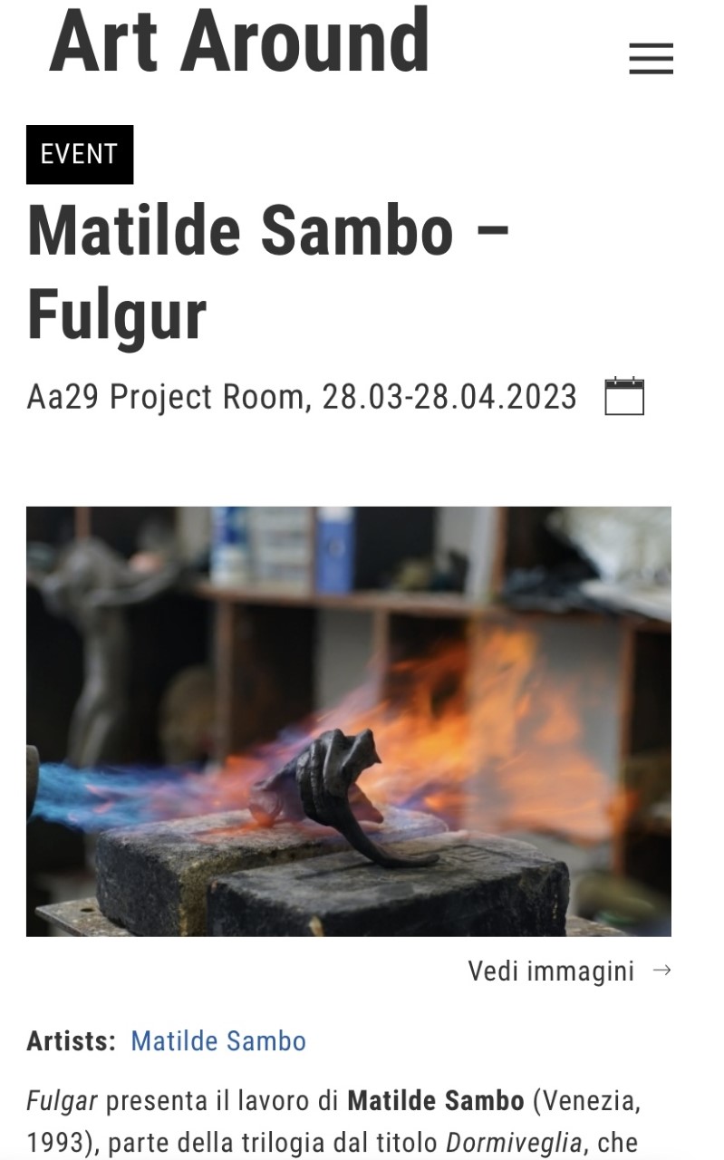 Art Around Fulgur Matilde Sambo